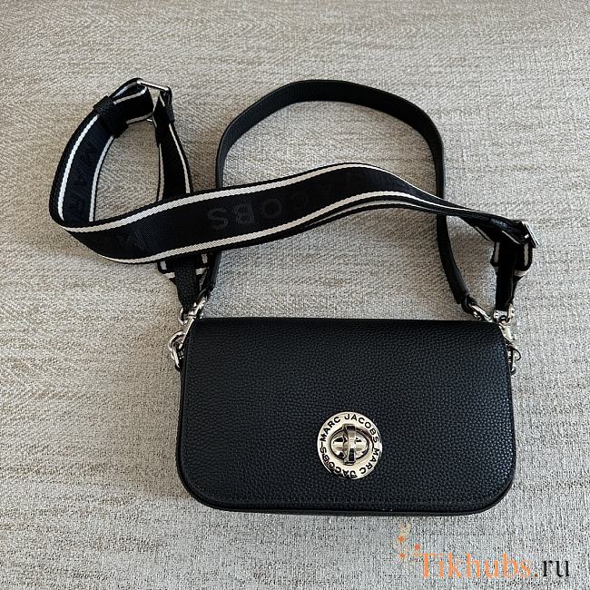 Marc Jacobs Turnlock Crossbody in Black 24x14x5cm - 1