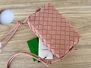 Bottega Veneta Mini Loop Camera Bag Pink 17x10x6cm - 2