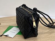 Bottega Veneta Mini Loop Camera Bag Black 17x10x6cm - 6