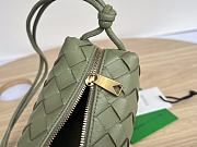 Bottega Veneta Mini Loop Camera Bag Green Khaki 17x10x6cm - 6