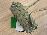 Bottega Veneta Mini Loop Camera Bag Green Khaki 17x10x6cm - 3