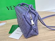 Bottega Veneta Mini Loop Camera Bag Purple 17x10x6cm - 5