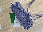 Bottega Veneta Mini Loop Camera Bag Purple 17x10x6cm - 3