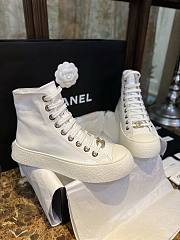 Chanel Converse White Sneaker - 1