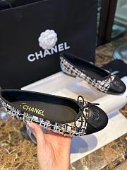 Chanel Ballerina Flat Tweed - 1