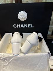 Chanel Mary Janes Shoes Polished Calfskin White - 2