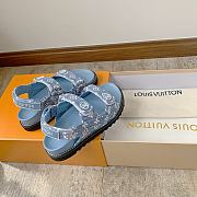 Louis Vuitton LV Shake Platform Sandals Blue - 4