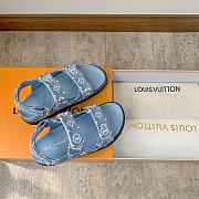 Louis Vuitton LV Shake Platform Sandals Blue - 3