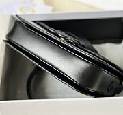 Celine Triomphe Bag Black 22x16.5x7cm - 5