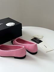 Chanel Ballerina Flat Pink Black - 5