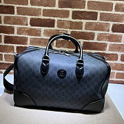 Gucci Ophidia GG Medium Carry-On Duffle Black 44x27x24cm - 1