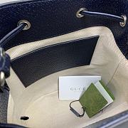 Gucci Ophidia GG Small Bucket Bag Blue 26x20.5x11cm - 3