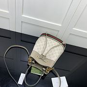 Gucci Ophidia GG Small Bucket Bag White 26x20.5x11cm - 5