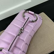 Gucci Horsebit Chain Medium Shoulder Bag Pink Iridescent 38x15x16cm - 3