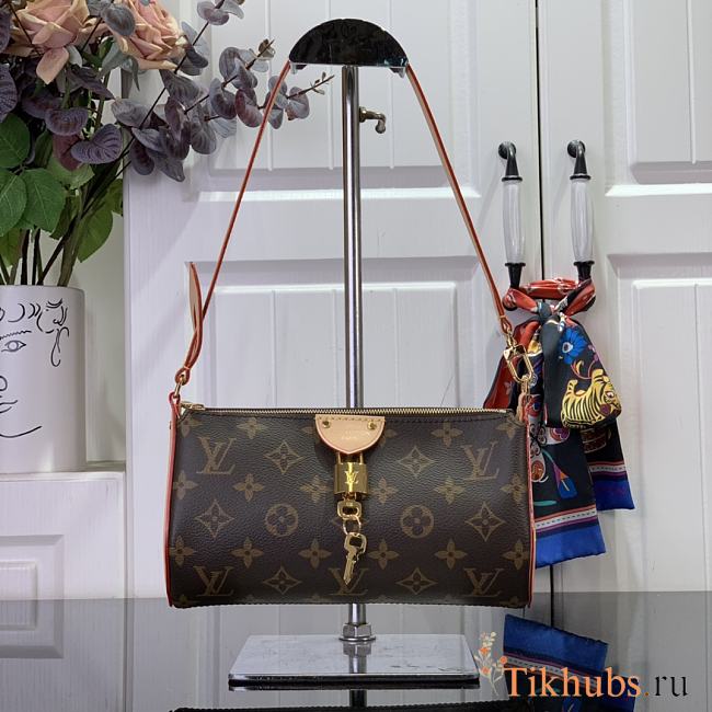 Louis Vuitton LV Tirette Pochette Bag Monogram 22 x 12 x 5.5 cm - 1