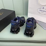 Prada Cloudbust Thunder Knit Black Blue Sneaker - 4