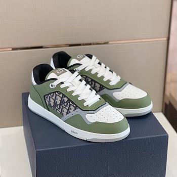 Dior B27 Low Olive Cream Sneaker