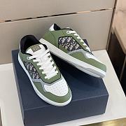Dior B27 Low Olive Cream Sneaker - 4