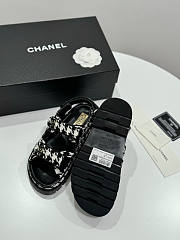 Chanel Black White Sandal - 2