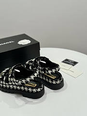 Chanel Black White Sandal - 3