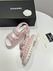 Chanel Pink White Sandal - 2