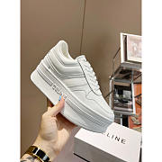 Celine Block Sneakers Calfskin Optic White - 4