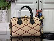 Louis Vuitton LV Speedy Bandoulière Bag 25 Beige Red 25 x 19 x 15 cm - 1