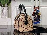 Louis Vuitton LV Speedy Bandoulière Bag 25 Beige Red 25 x 19 x 15 cm - 5