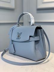 Louis Vuitton LV Lockme Ever BB Blue 28x20x11.5cm - 5