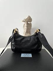 Prada Re-Edition 2005 Leather Bag Black 22x18x6cm - 3