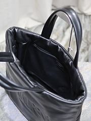 YSL Tote Nappa Lambskin Black 41-50x43x17cm - 4