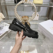 Dior Boy Platform Loafer Black Brushed Calfskin - 4