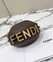 Fendi Nano Fendigraphy Brown 16.5x14x5cm - 3