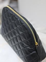 YSL Large Cosmetric Pouch Black 30x20x11cm - 6