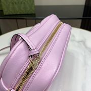 Gucci Marmont Small Shoulder Bag Pink Iridescent 24x13x7cm - 2