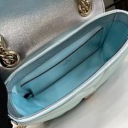 Gucci GG Marmont Shoulder Bag Blue 23cm - 2