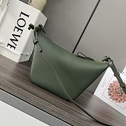 Loewe Mini Hammock Hobo Bag Green 28x17x9.5cm - 3