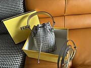 Fendi Mon Tresor Silver Bag Crystal 18x12x10cm - 1