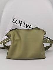 Loewe Mini Flamenco Clutch Bag Green 23.9x18x9cm - 3