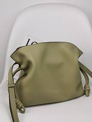 Loewe Flamenco Clutch Green Bag 30x24.5x10.5cm - 5