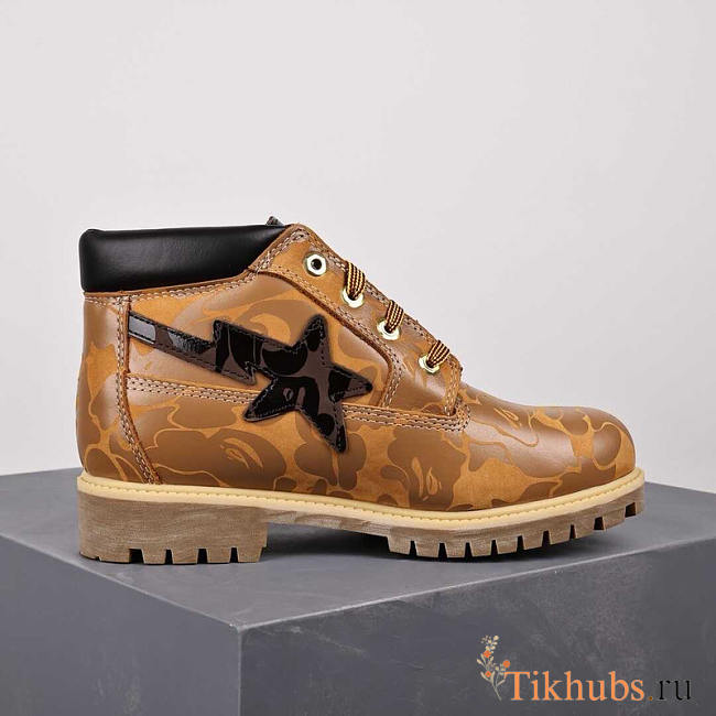 Timberland Chukka Boots A Bathing Ape Wheat - 1