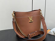 Louis Vuitton LV Lock and Walk Bag Brown 20 x 20.5 x 12 cm - 6