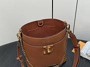 Louis Vuitton LV Lock and Walk Bag Brown 20 x 20.5 x 12 cm - 3