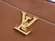 Louis Vuitton LV Lock and Walk Bag Brown 20 x 20.5 x 12 cm - 2