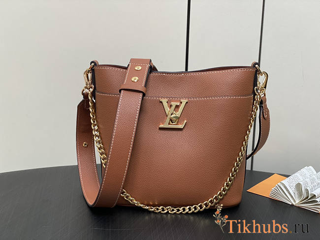 Louis Vuitton LV Lock and Walk Bag Brown 20 x 20.5 x 12 cm - 1