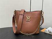 Louis Vuitton LV Lock and Walk Bag Brown 20 x 20.5 x 12 cm - 1