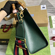 Gucci Diana Small Tote Bag Antique Gold Green 27x24x11cm - 5