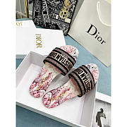 Dior Dway Pink Follow Slides - 2