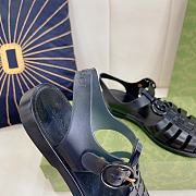 Gucci Sandal With Double G Black - 5