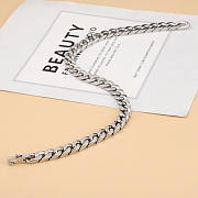 Louis Vuitton LV Chain Links Necklace Silver - 2